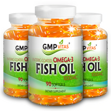 Load image into Gallery viewer, 加強高濃度深海魚油 Omega-3(1000毫克)X3瓶裝
